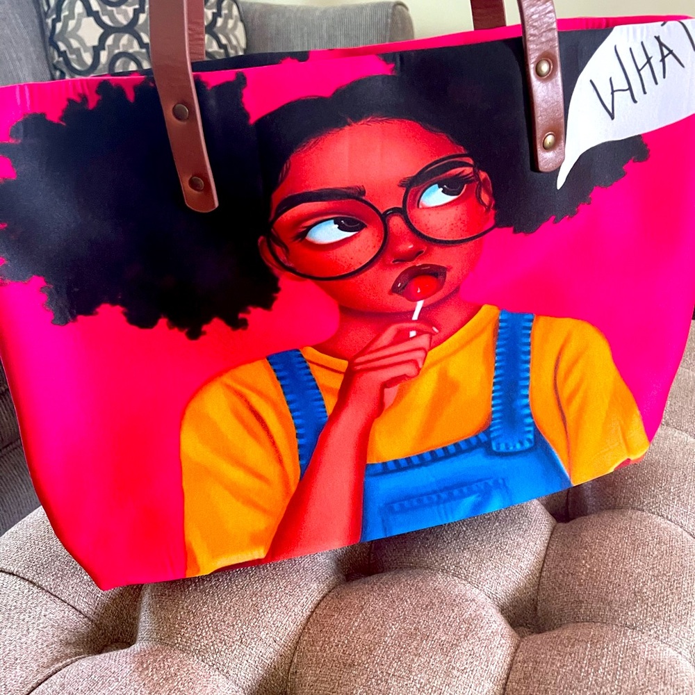 Large Canvas Expression Tote